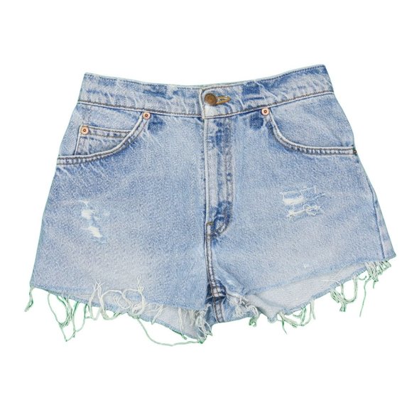 1990s Vintage Levis 950 Orange Tab Shorts Sz.24 - Picture 2 of 2